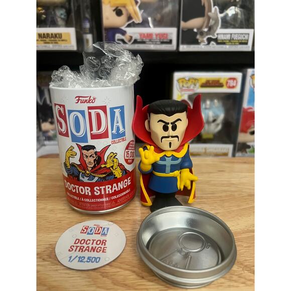 VAULTED LIMITED EDITION Doctor Strange Funko Soda Marvel MCU Comics Stephen Film - Picture 1 of 2